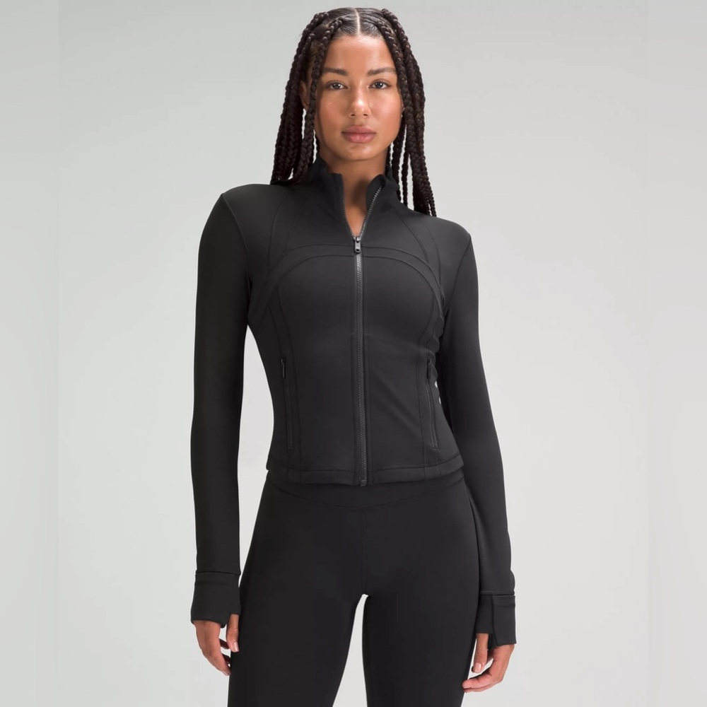 lululemon athletica Black Fitted Zip-Up Jacket